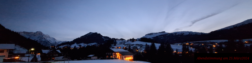 Abendstimmung am 25.März2024